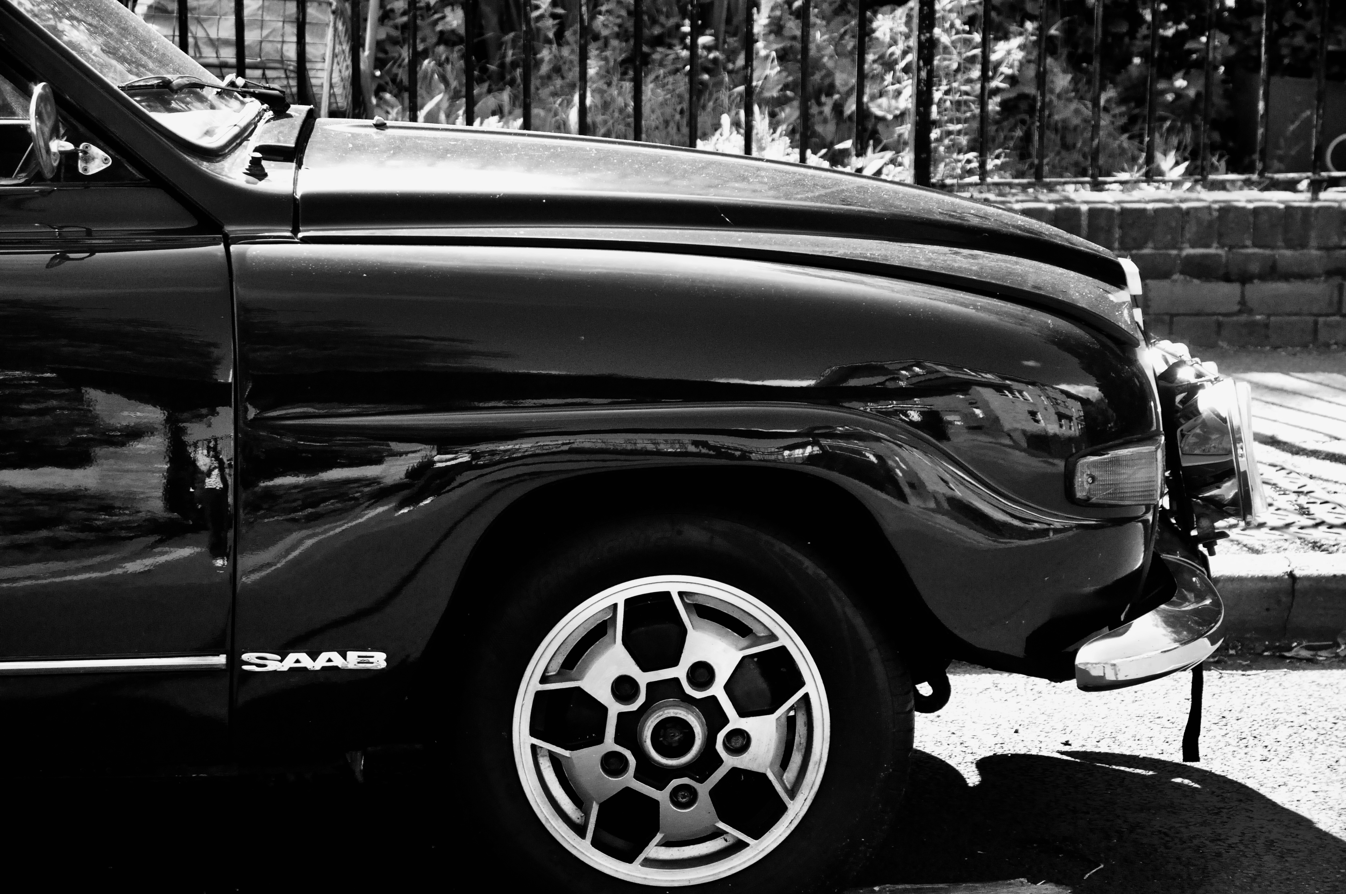 Saab car – London